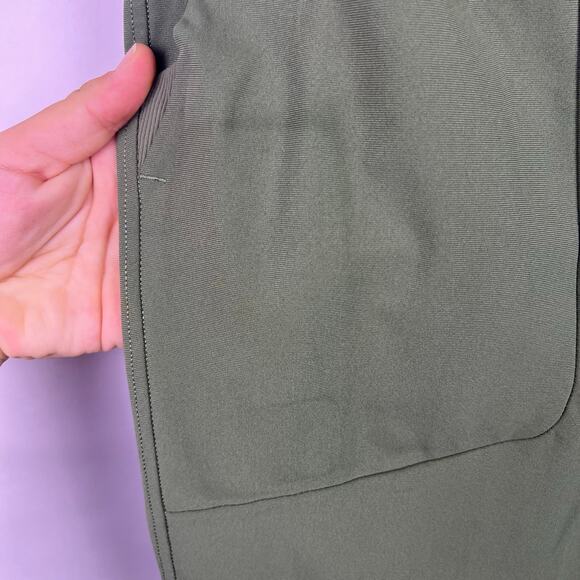 Lululemon ABC Jogger, Olive Green, Recycled Fabric, Casual Athleisure Pants - Picture 6 of 15